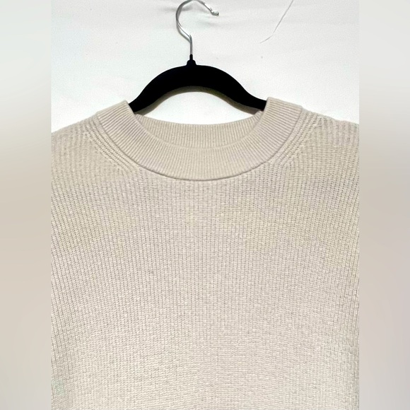 Lululemon Merino Wool-Blend Ribbed Crewneck Sweater Winter Cozy Oversized Soft - Picture 8 of 15